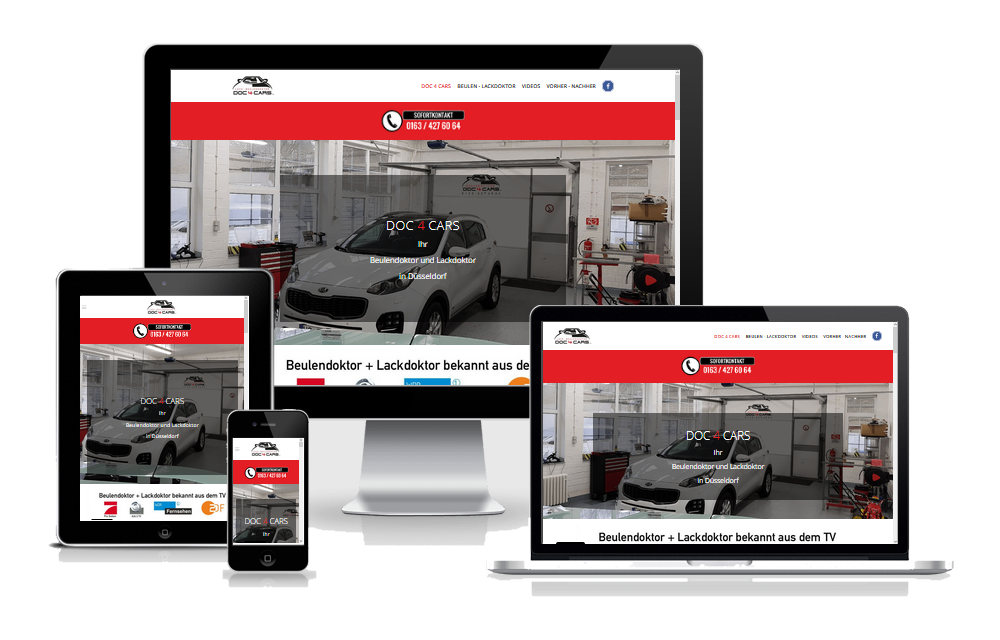 Webdesigner in Willich Referenz Doc 4 Cars