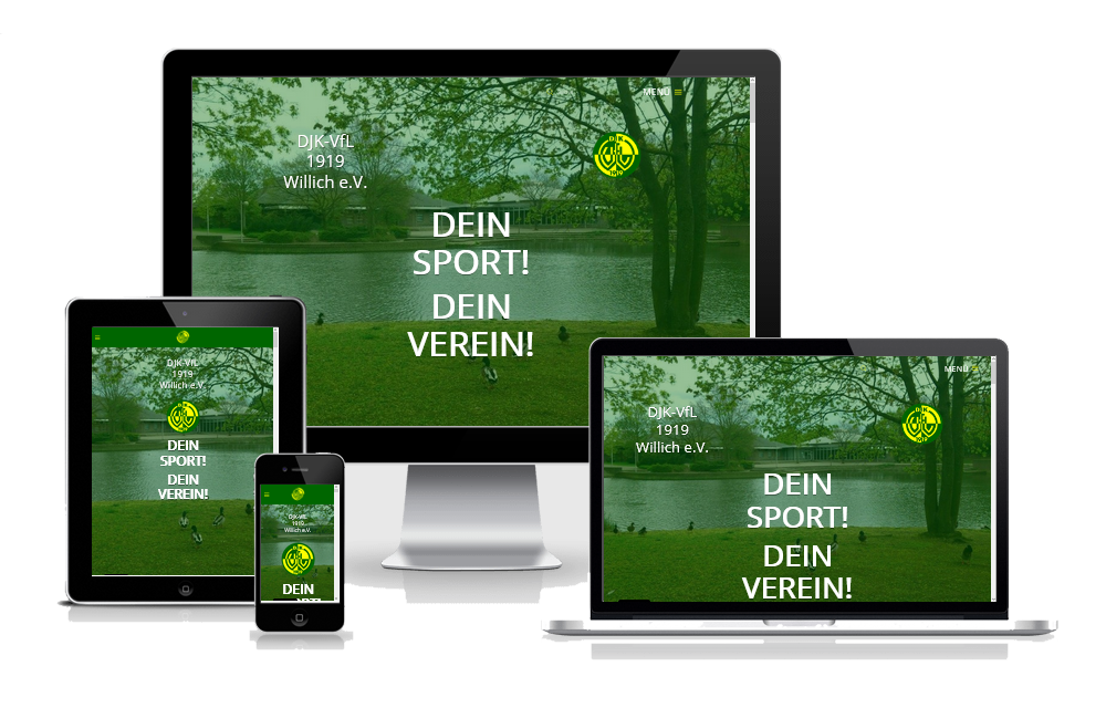Webdesigner in Willich Referenz DJK-Vfl-1919 Willich e.V.